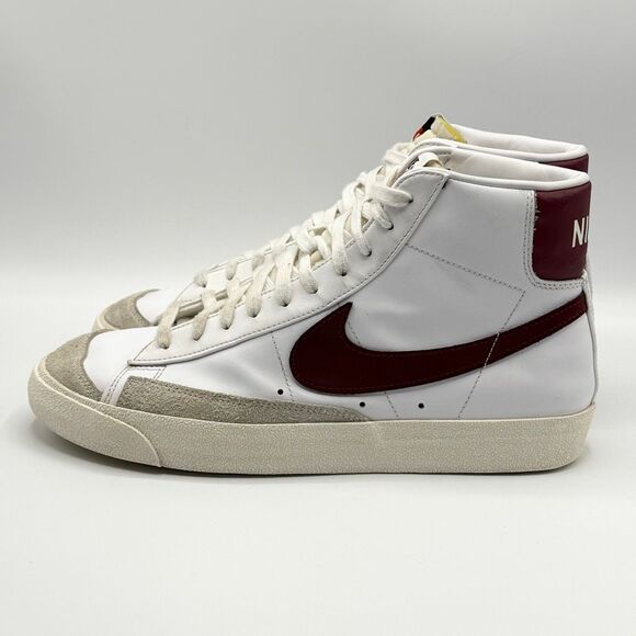 Nike Blazer Mid 77 Sneakers in White Team Red - US Men’s 11 / BQ6806-111 - Picture 5 of 11